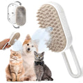 3-in-1 Steam Pet Grooming Brush for Dogs & Cats