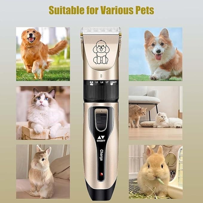 🐾 Pet Grooming Trimmer Set for Dogs & Cats